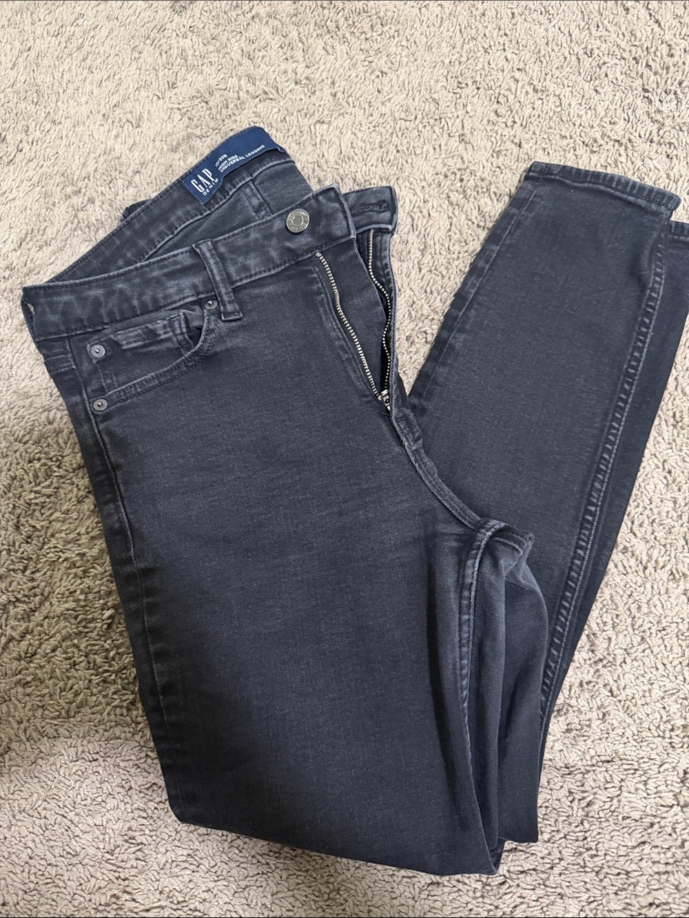 GAP Women's Dark Black Skinny Jeans